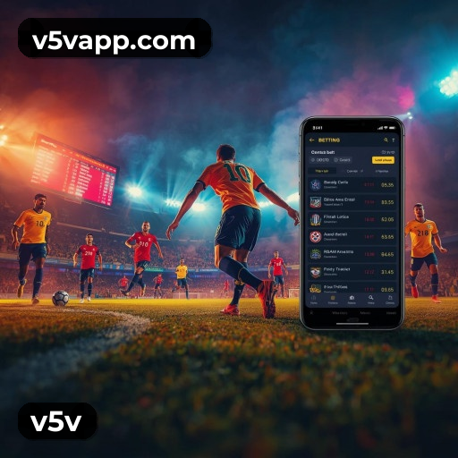 Aplicativo móvel v5v para iOS e Android